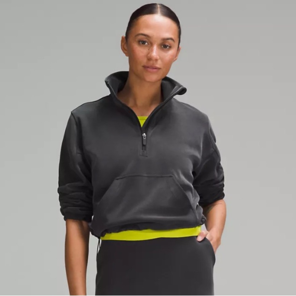 Lululemon Brushed Softstreme Half Zip Top NWOT
